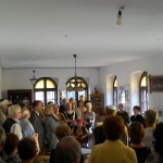 This meeting room was part of the apartment provided by the congregation for the original rabbi Moritz Cohn.