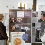 Touring the exhibition.